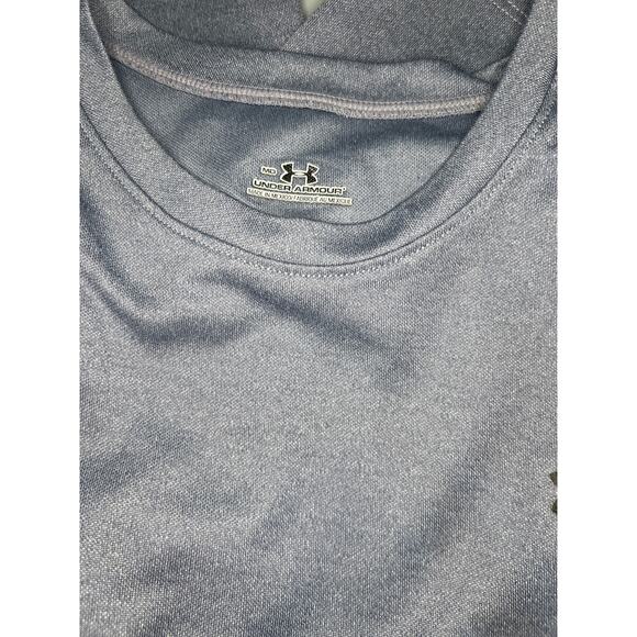 Under Armour Long Sleeve Shirt Blue Grey Heather - Picture 6 of 7